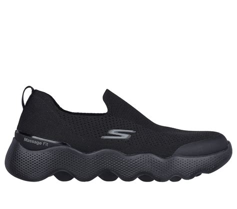 Skechers go walk massage fit - Description: Enhance your daily walks with waves of comfort wearing Skechers GO WALK Massage Fit™ - Seascape. This innovative design features a pull-on mesh upper with …